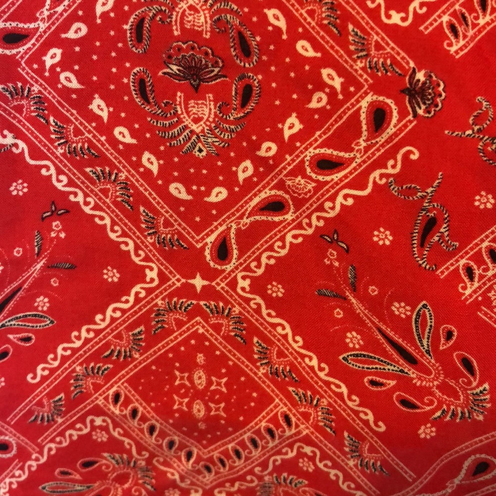 Divided bandana print cutout dress, size 12 - Picture 3 of 4